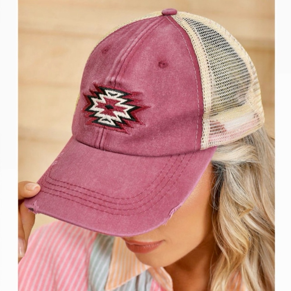 Distressed Aztec Hat